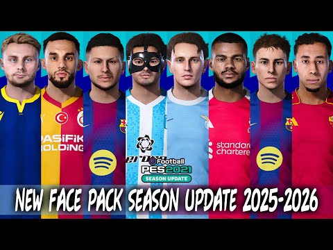PES 2021 NEW FACE PACK SEASON UPDATE 2025-2026