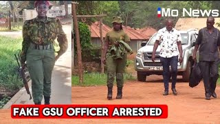 Woman aged 22 yrs  arrested in Busia for Impersonating as a GSU Officer Fully in Uniform with AK47 |