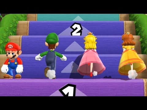 Mario Party 9 - Step It Up - Mario VS Luigi VS Peach VS Daisy (Master Difficulty)