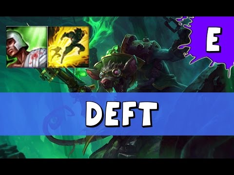 EDG Deft as Twitch vs Jinx ADC - HIGHLIGHTS - League of Legends