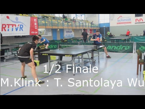 RTTVR | Herren A  M.Klink : T.Santolaya Wu | Verbandsmeisterschaft 2022