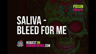 Saliva - Bleed For Me [Karaoke version]