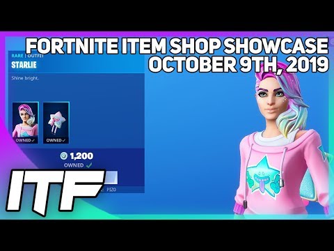 Fortnite Item Shop *NEW* STARLIE SKIN! [October 9th, 2019] (Fortnite Battle Royale)