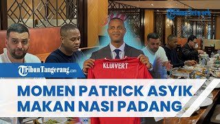 AUTO BETAH! Momen Patrick Kluivert Asyik Makan Nasi Padang dengan Erick Thohir, Makan Pakai Tangan