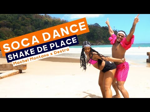 SOCA DANCE on the beach😍 | Machel Montano x Destra - Shake the Place | XOriginals Choreography