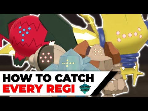 How To Catch Every Regi In Pokémon Sword & Shield Crown Tundra DLC - Puzzle Solutions Guide