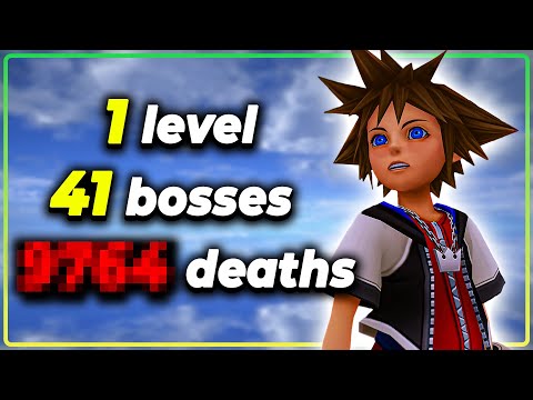 I Beat Kingdom Hearts at Level 1... it wasn't fun.