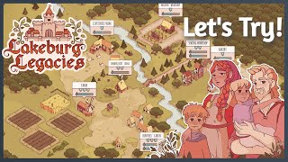 Finding Love in a Medieval City Builder! | Let's Try Lakeburg Legacies! [Demo]