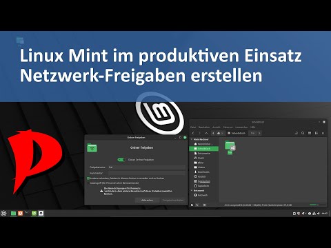 Linux Mint - Netzwerkfreigaben erstellen - Ordner im Netzwerk freigeben