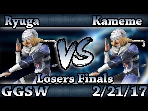 GGSW 21 - Ryuga (Corrin,Sheik) Vs. Kameme (Sheik,MegaMan) Smash Wii U Losers Finals - Smash 4