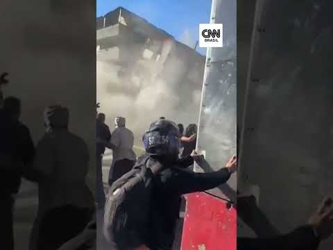 Terremoto na Colômbia: veja momento em que prédio desaba por completo