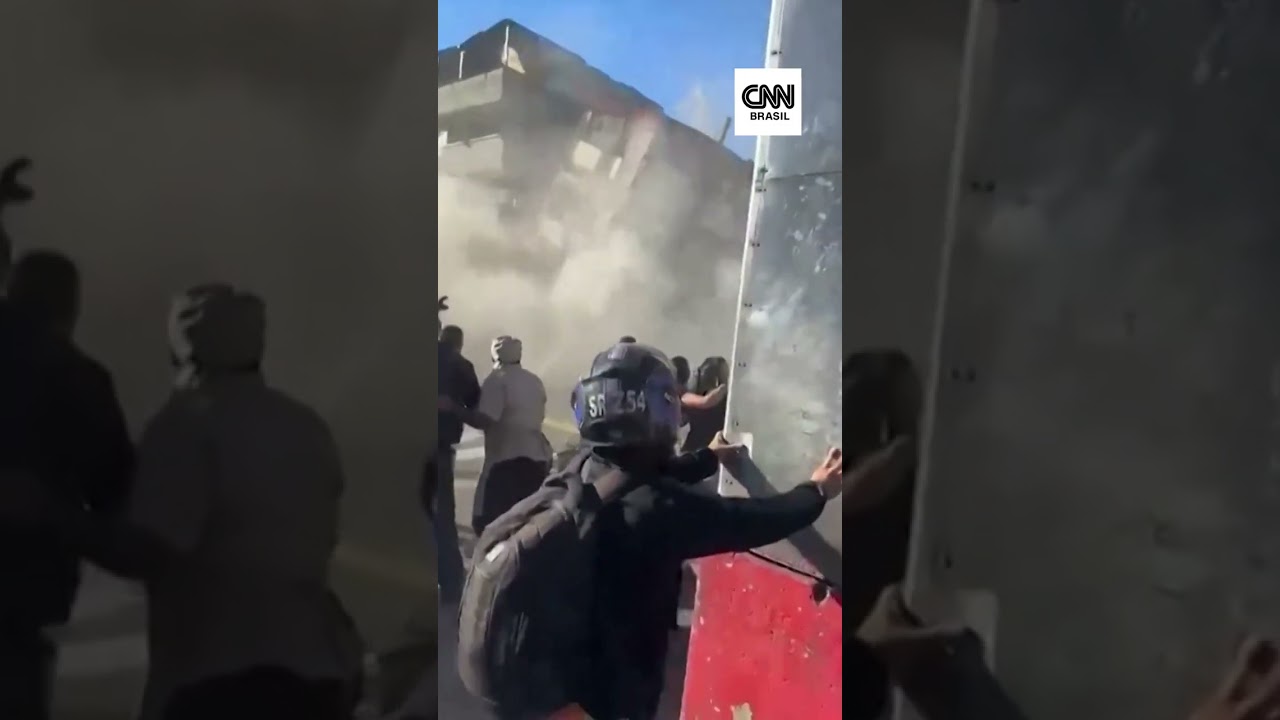 Terremoto na Colômbia: veja momento em que prédio desaba por completo