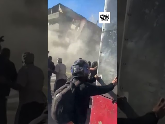 Terremoto na Colômbia: veja momento em que prédio desaba por completo