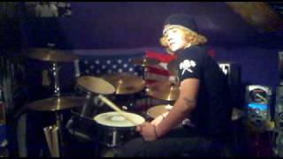 Colours Bleed To Red- Fightstar( drum cover)