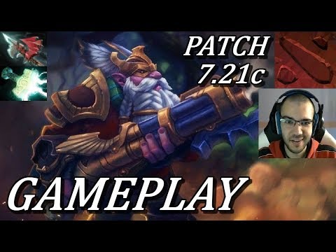 NEW PATCH BUFFS LET'S GO 7.21c | Sniper Gameplay Commentary Dota 2