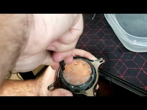 Servicing an Asetek All in One Liquid Cooler (corsair, nzxt) part 2