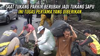 Download lagu SAAT TUKANG PARKIR BERUBAH JADI TUKANG SAPU | INI TUGAS PERTAMA YANG DIBERIKAN mp3