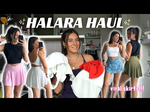 HALARA VIRAL RÖCKE UND SKORTS ACTIVEWEAR-TEST | Größentabelle, Frühlingsoberteile, Röcke zum Anpr...
