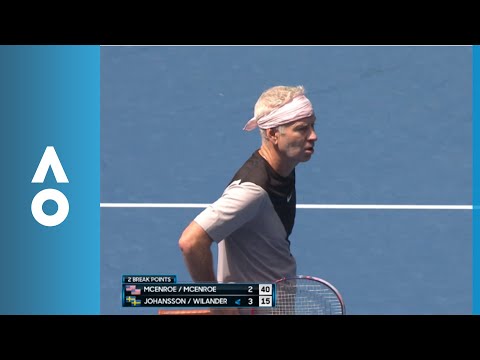John McEnroe back to his old tricks | Australian Open 2018