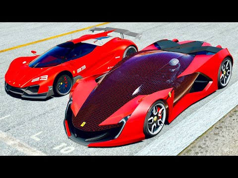 Ferrari Impronta vs Ferrari Xezri at Old Monza