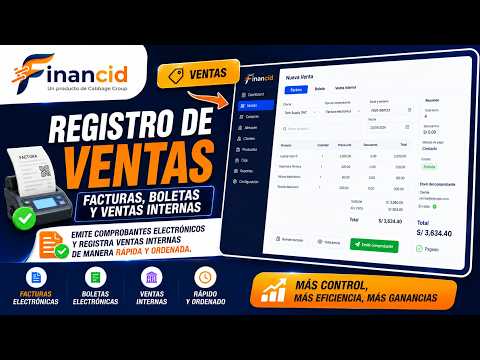 Registro de Ventas: Facturas, Boletas y Ventas Internas