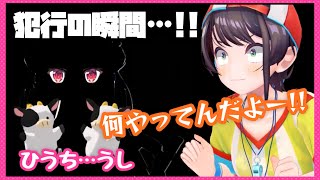 【百鬼あやめ/大空スバル】スバルは見た…あやめお嬢の犯行の瞬間!!【マイクラ】【ホロライブ/切り抜き】
