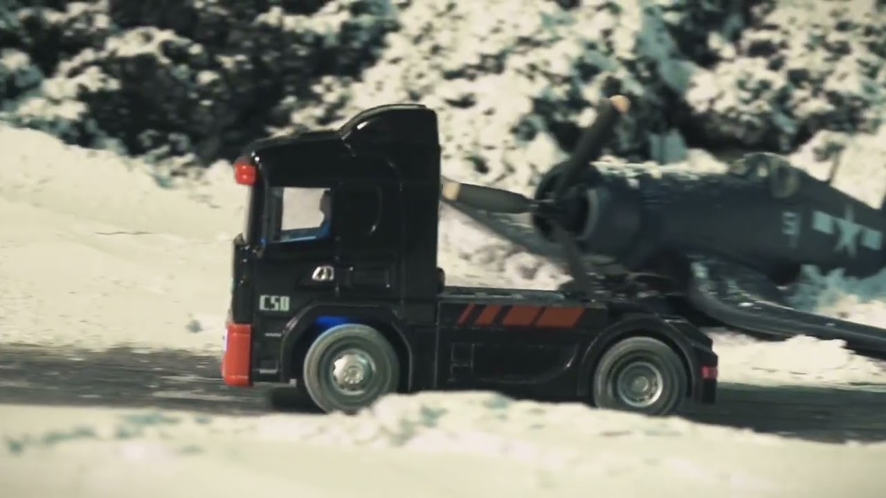 RC kamion 1/76 C50 RTR, bílá