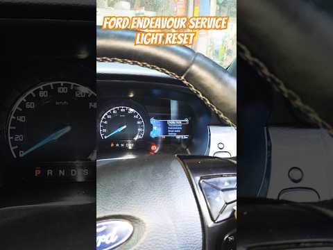 Ford Endeavour manual service light reset#ford #endeavour#servicelight#service light reset