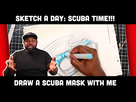 Sketch A Day by Spencer Nugent: Scuba Time!