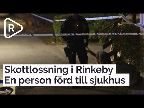 JUST NU: Skottlossning i Rinkeby - En person förd till sjukhus