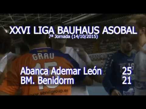 LIGA BAUHAUS ASOBAL J07 Abanca Ademar León - BM. Benidorm 25 - 21