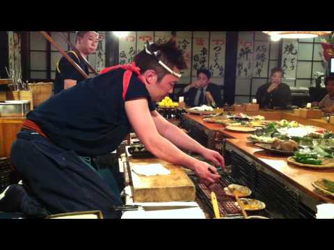 Inakaya, old-style robatayaki, where cooking is a sport!