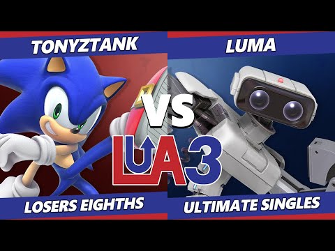 LEVELUP Arena 3 Top 8 - TonyZTank (Sonic) Vs. Luma (ROB) SSBU Ultimate Tournament