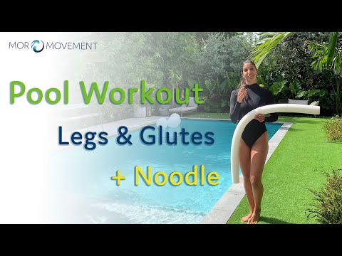 Pool Exercises with Noodle - Legs and Glutes