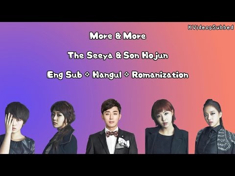 The Seeya & Son Hojun _ More & More [Eng Sub + Han + Rom] HD