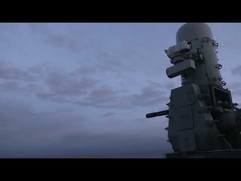 US Sailors Training on Mk 38 25mm Chain Gun is a Pirates Killer Targets • US Navy