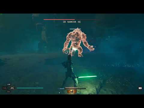 How to cheese the rancor in Phon'Qi Caverns