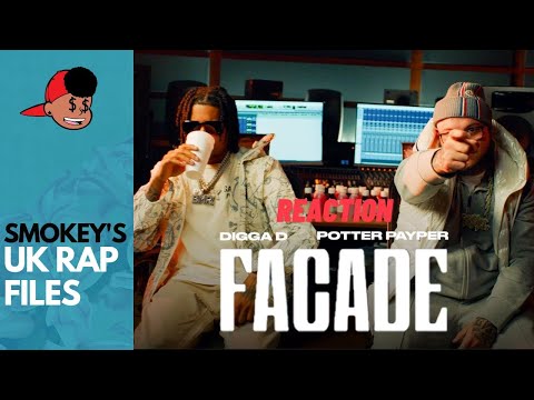 Digga D ft. @PotterPayperTV - Facade #ukrap #ukrapreaction #reaction