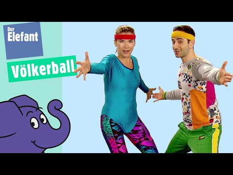 Hallo Sport -Anke und Denis zeigen, wie sie  Völkerball spielen | Der Elefant | WDR