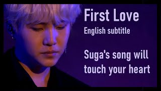 BTS (Suga) - First Love live at The Wings tour 2017 [ENG SUB]