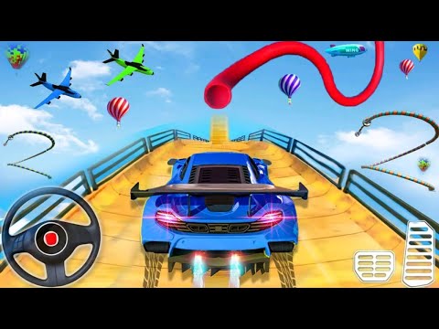 Impossible Stunt Car Tracks 3D: Red Car Driving Stunts Levels - Android Gameplay