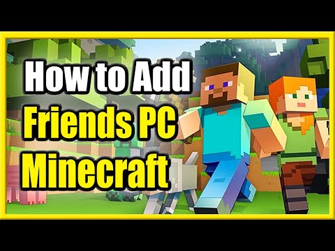 How to ADD FRIENDS on MINECRAFT PC (Fast Method!)