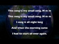 Lhasa De Sela - Small Song with lyrics