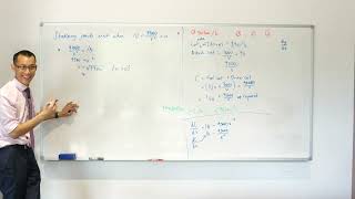 Optimisation Problem with Interacting Rates (3 of 3: The most efficient speed)