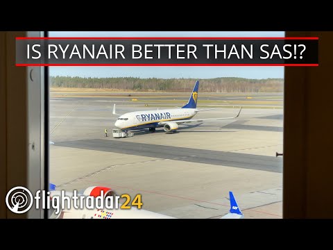 SAS vs Ryanair SHOWDOWN em voo doméstico para o norte sueco!