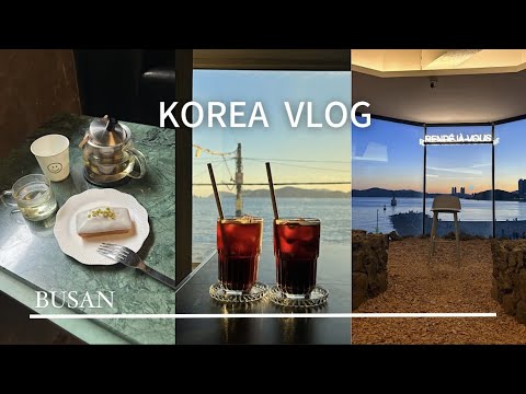 🇰🇷COREA / Busan / viagem de 1,5h em Busan do Aeroporto Internacional de Kansai / viagem de BUSAN / Haeundae / Nampo-dong / Jeonpo / vlog da Coreia / viagem da COREIA / viagem da Coreia / Busan Cafe