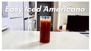 How To Make Korean Iced Americano with MAXIM COFFE