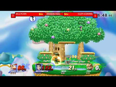 JK+Lycan vs Cleytito+Charliedaking - Wii U WInners Finals SOS