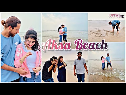Tujhe Aksa Beach Ghuma doon | baji ke hone wale husband | Mumbai Vlog | Rushna Noor