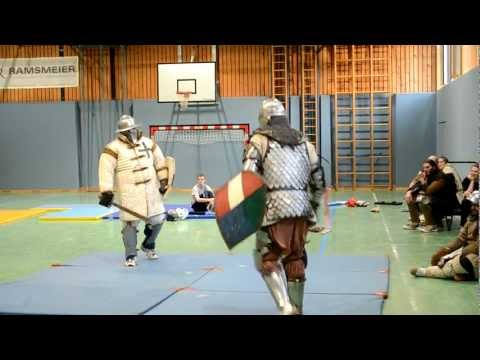 Vollkontakt Schwertkampf Knockdown, Oger vs. Gunher